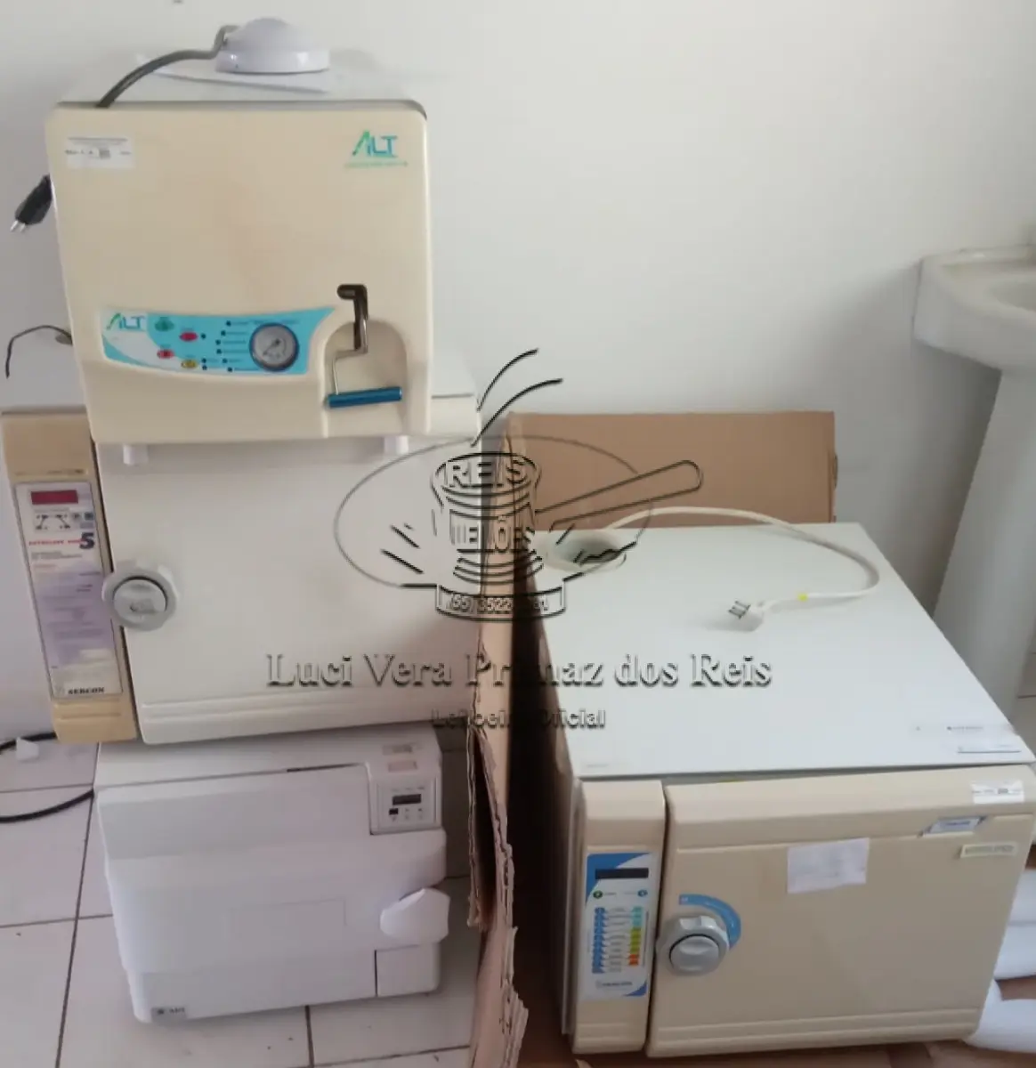LOTE 006 - SUCATAS  DE AUTOCLAVE, CADEIRAS DE DENTISTAS E DIVERSOS AFINS