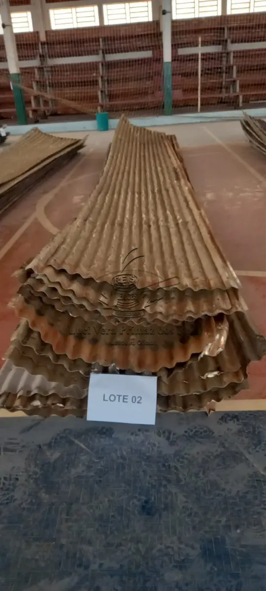 LOTE 002 - Folhas de aluzinco