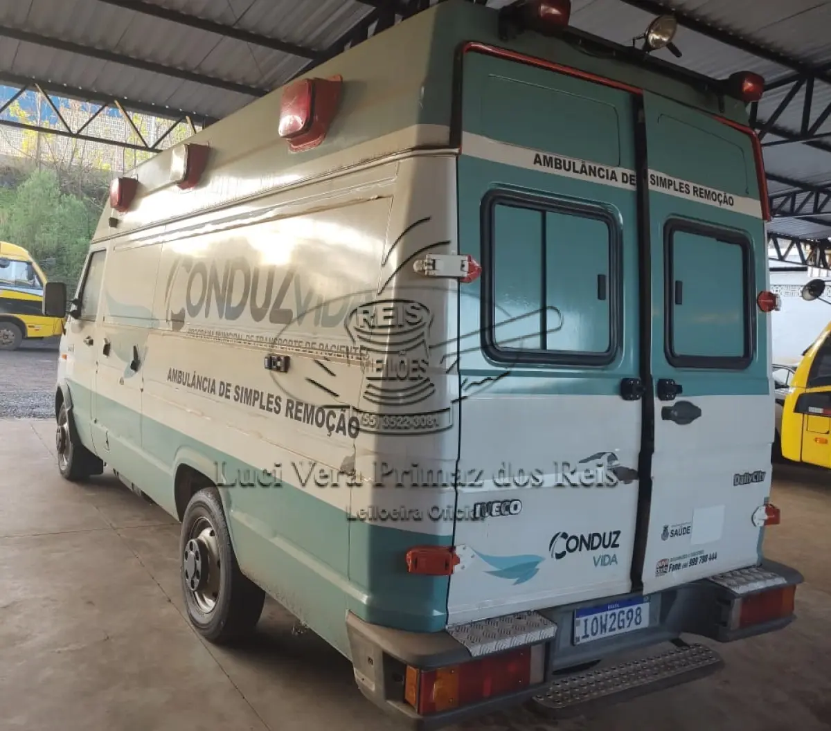LOTE 030 - Iveco Daily13 Rontan ambulância