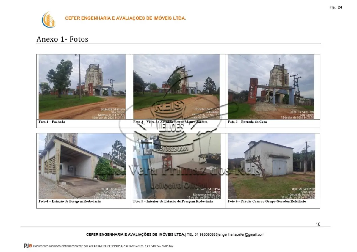 LOTE 001 - Silos e equipamentos