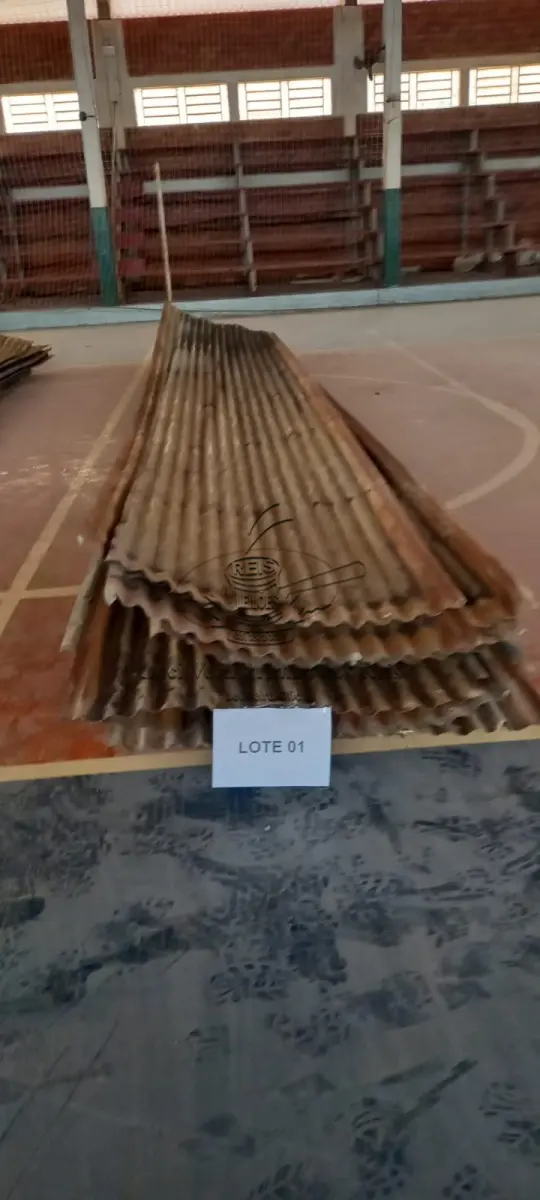 LOTE 001 - Folhas de aluzinco